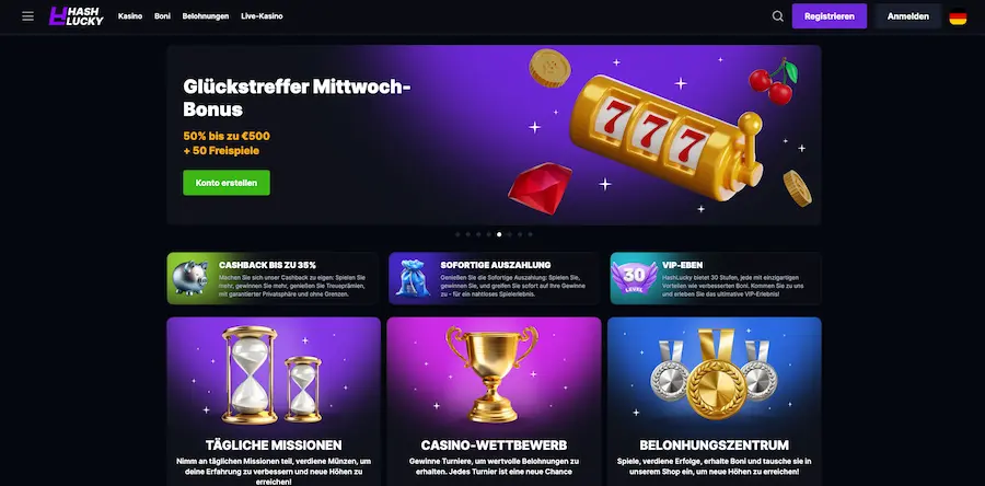 HashLucky Krypto Casino