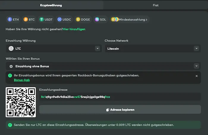 bc game casino mit litecoin
