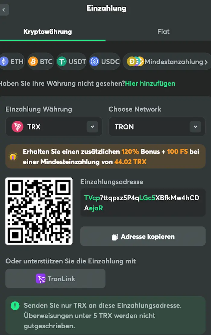 bc game tron casino einzahlung