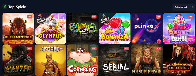 bets.io top-spiele