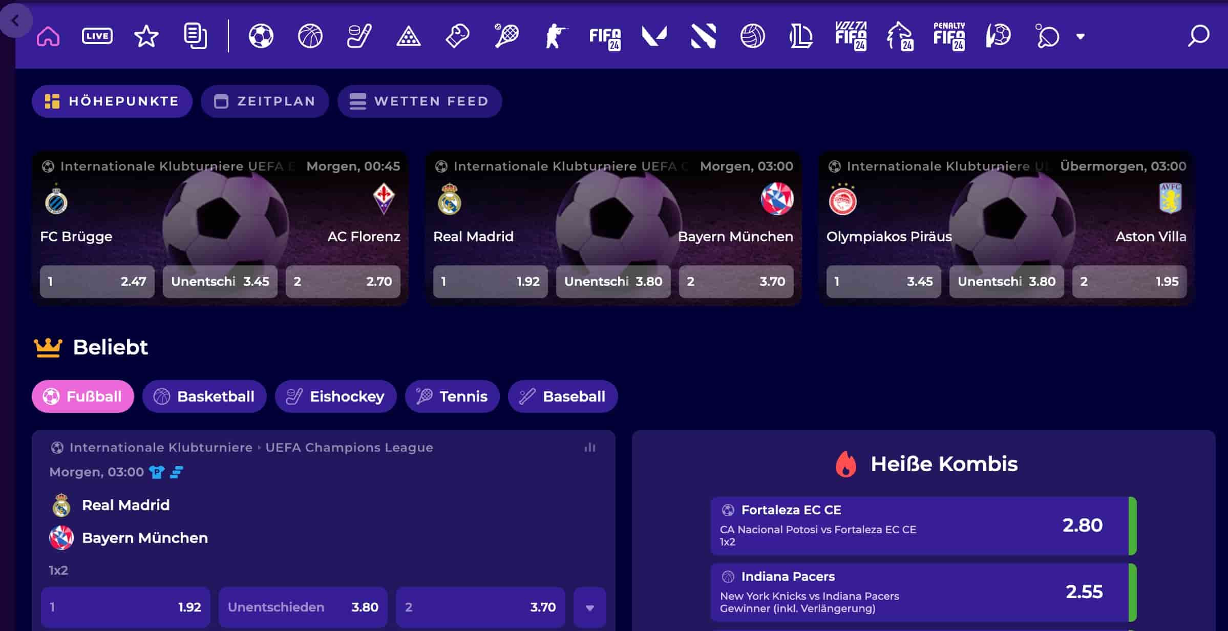 Crashino Sportwetten