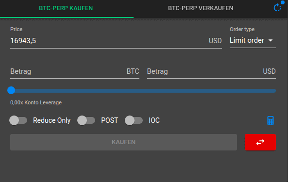 btc perp kaufen