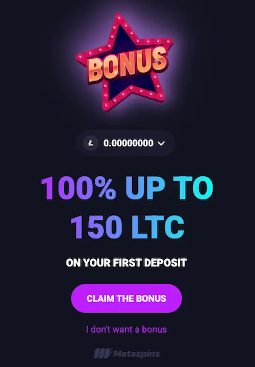metaspins casino mit litecoin