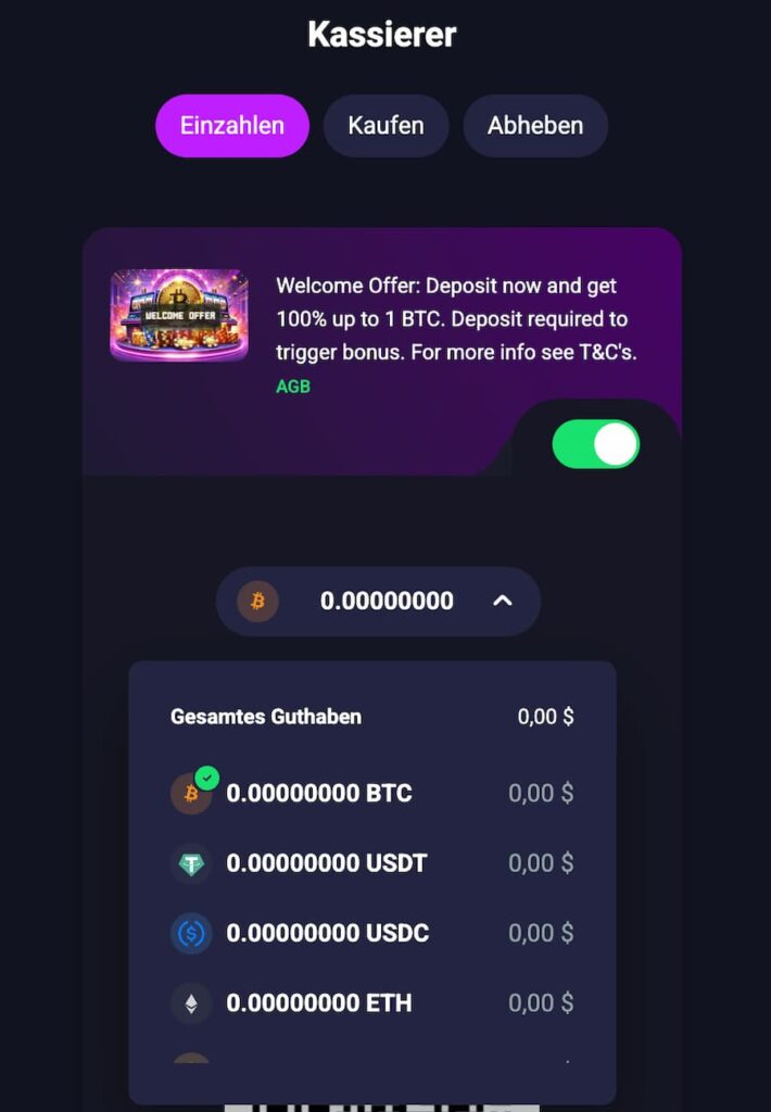 metaspins krypto zahlung