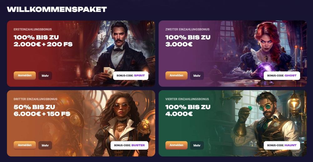 Spirit Casino Willkommenpaket