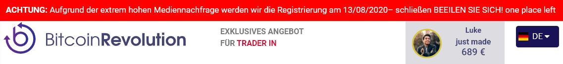 Bitcoin Revolution Versprechen