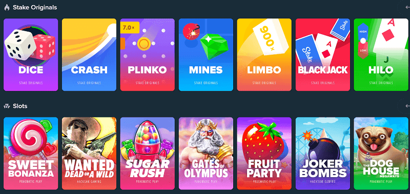 Stake Casino Originals