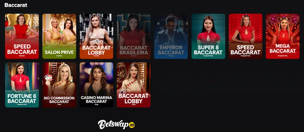 betswap casino baccarat spiele