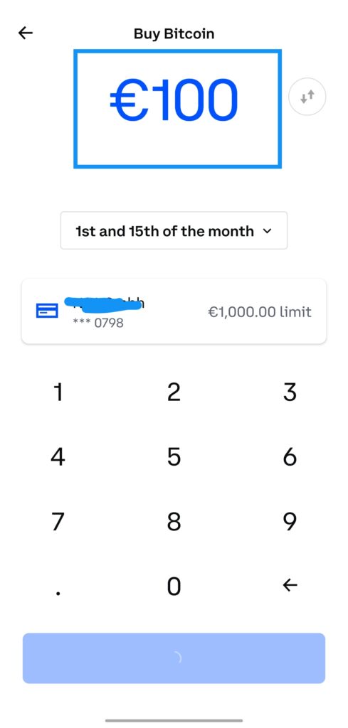 Bitcoin Sparplan auf Bitcoin die Summe festlegen