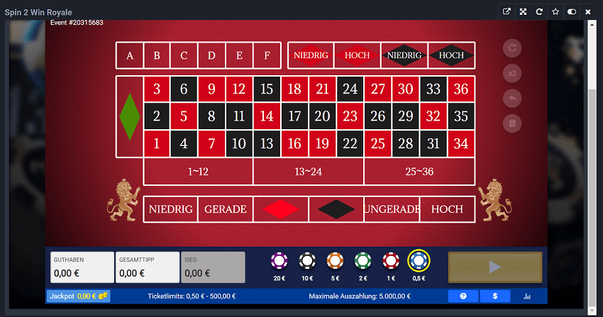 coinplay roulettetisch