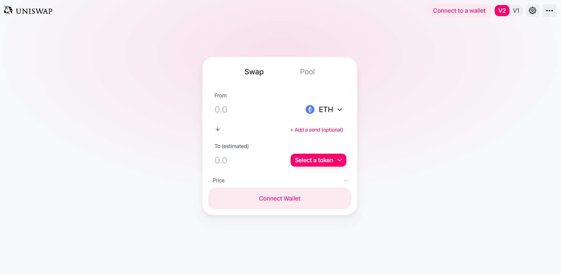 uniswap swap f&uuml;r wallet