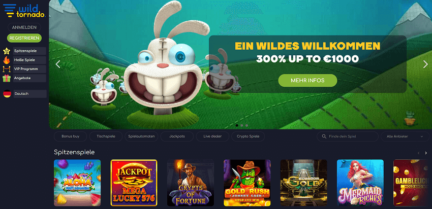 wildtornado startseite